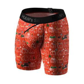 Чоловічі анатомічні боксери з бавовни, Anatomic Long 2.0, Black Series, Kiss My Booties