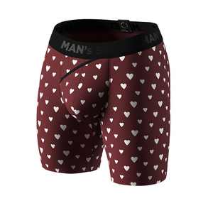 Чоловічі анатомічні боксери з бавовни, Anatomic Long 2.0, Black Series, Pure Love