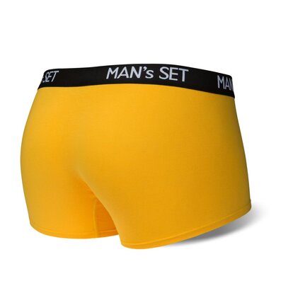 Чоловічі анатомічні боксери з бавовни, Modern, жовтий  MAN's SET вигляд 4 