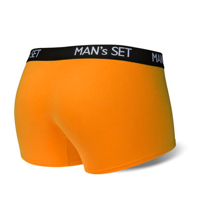 Чоловічі анатомічні боксери з бавовни, Modern, помаранчевий  MAN's SET вигляд 4 