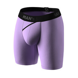 Чоловічі анатомічні боксери з бавовни, Anatomic Long 2.0, Black Series, ліловий