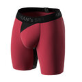 Мужские анатомические боксеры из хлопка, Anatomic Long 2.0 Light, Black Series, бордовый