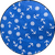 Синій з якорями (Принт) 