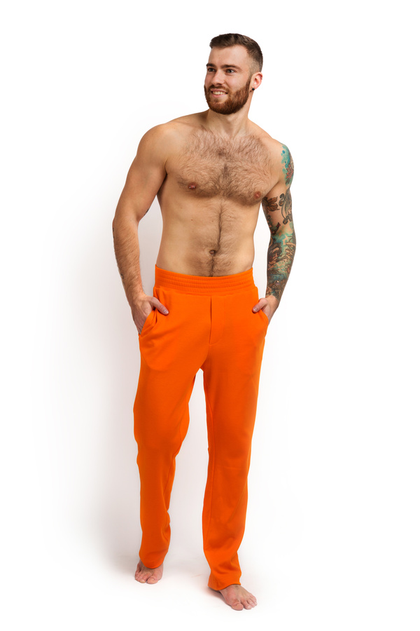 Штаны пижамные, оранжевый