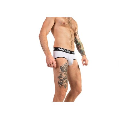 Чоловічі труси бріфи з бавовни, Anatomic Briefs, білий  MAN's SET вигляд 2 