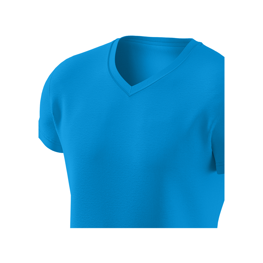 Футболка Basic V-neck, бірюзовий