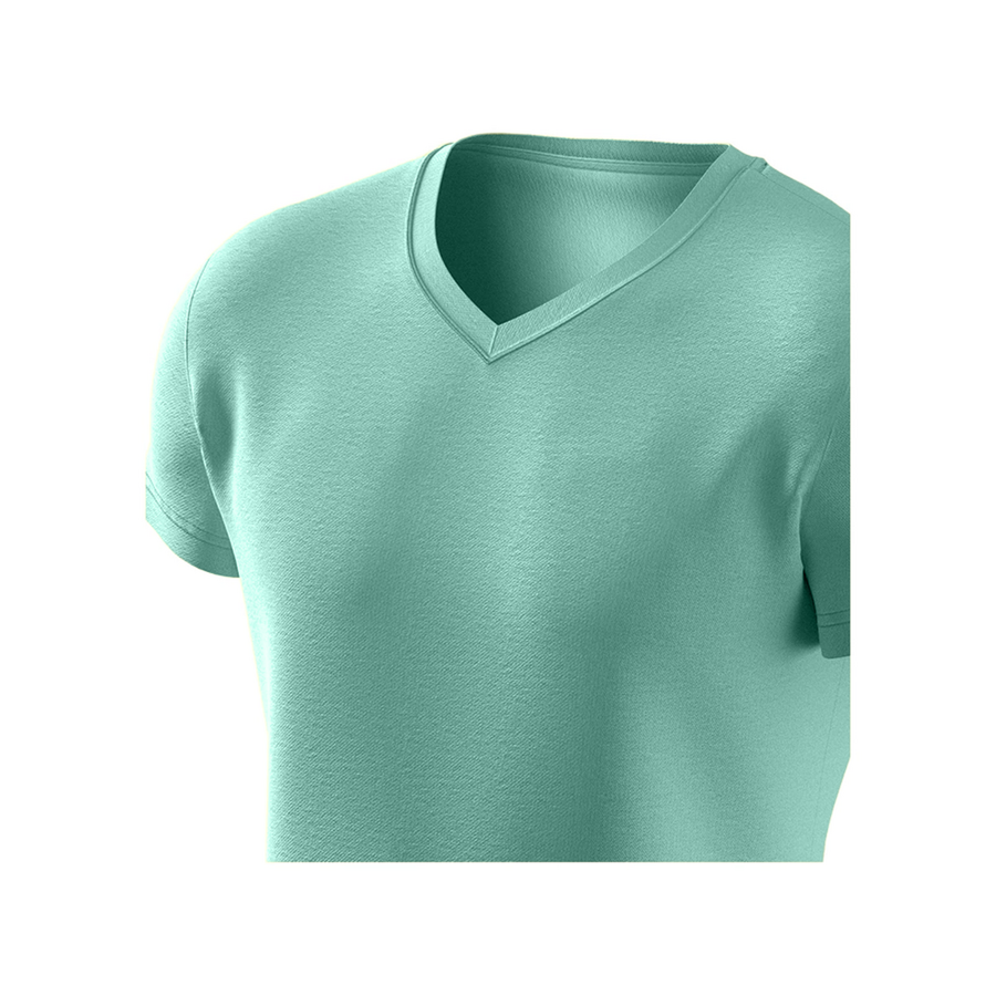 Футболка Basic V-neck, м'ятний