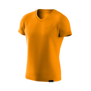 Футболка Basic V-neck, помаранчевий