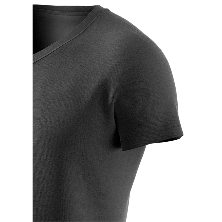 Футболка Basic V-neck, графітовий