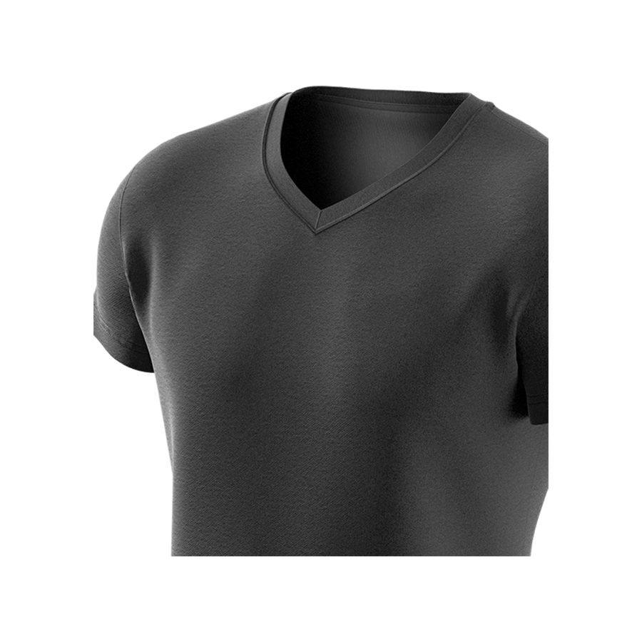 Футболка Basic V-neck, графітовий