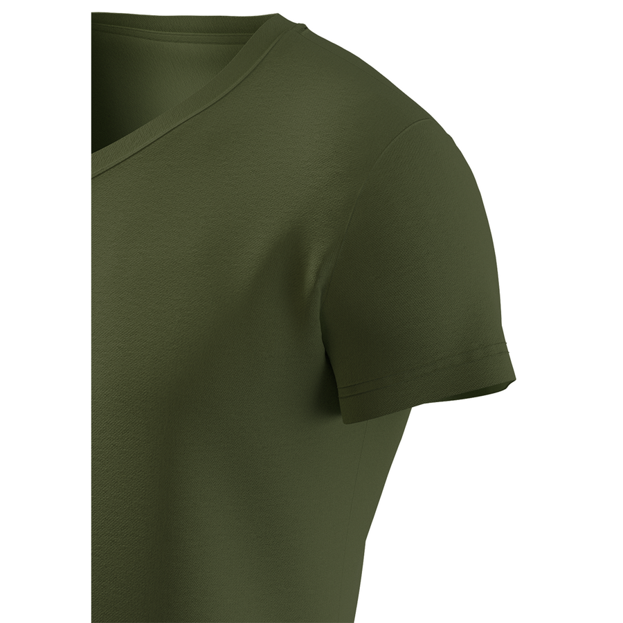 Футболка Basic V-neck, хакі