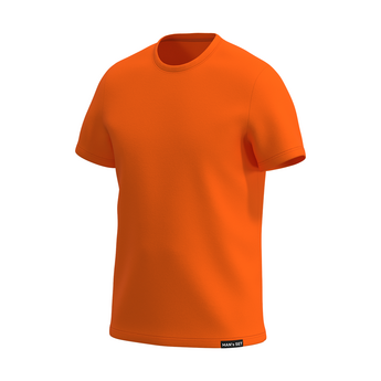 Футболка Basic U-neck, оранжевый
