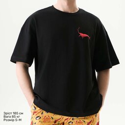 Футболка Oversize Unisex, черный, RESORTER