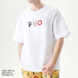 Футболка Oversize Unisex, білий, Cream Summer