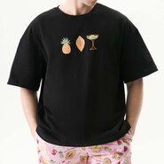 Футболка Oversize Unisex, черный, Honey Resort