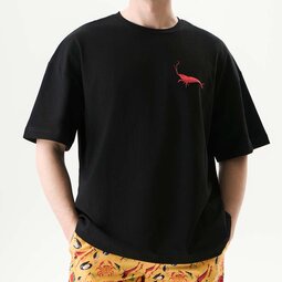 Футболка Oversize Unisex, черный, RESORTER