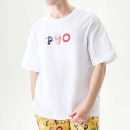 Футболка Oversize Unisex, белый, Cream Summer