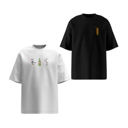 Комплект футболок oversize unisex "Summer Classic" 2 шт