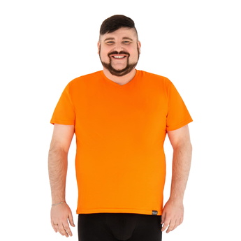 Мужская футболка Basic U-neck Plus, оранжевый