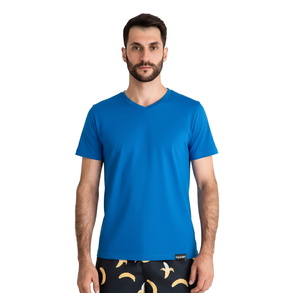 Футболка Basic V-neck, бирюзовый