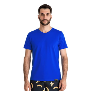 Футболка Basic V-neck, електрик