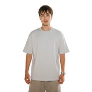 Футболка oversize fit U-neck, мигдальний