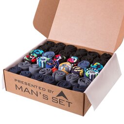 Годовой комплект мужских носков Socks Color, 36 пар