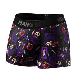 Чоловічі анатомічні боксери з бавовни, Anatomic Classic 2.0, Black Series, Ghost Mask