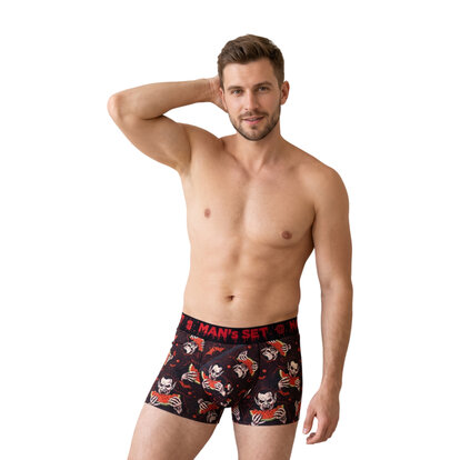 Чоловічі анатомічні боксери Anatomic Classic 2.0 Color Series, Vampire  MAN's SET вигляд 1 