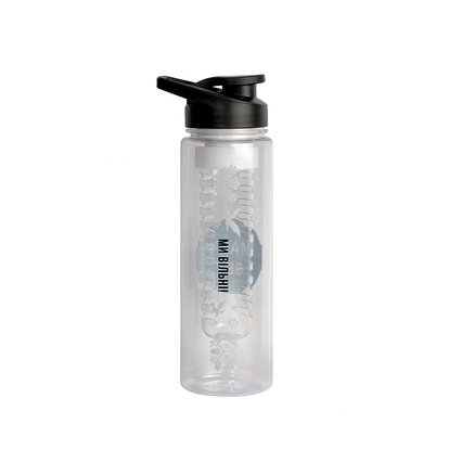 Пляшка для води із тритану з контейнером, прозорий  MAN's SET вигляд 1 