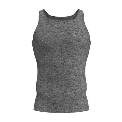 Майка чоловіча (50% cotton, 50% polyester), T-Shirt, темно-сірий  MAN's SET вигляд 1 