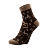 Шкарпетки чоловічі Middle Printed Socks, "Чао-какао", карамельний