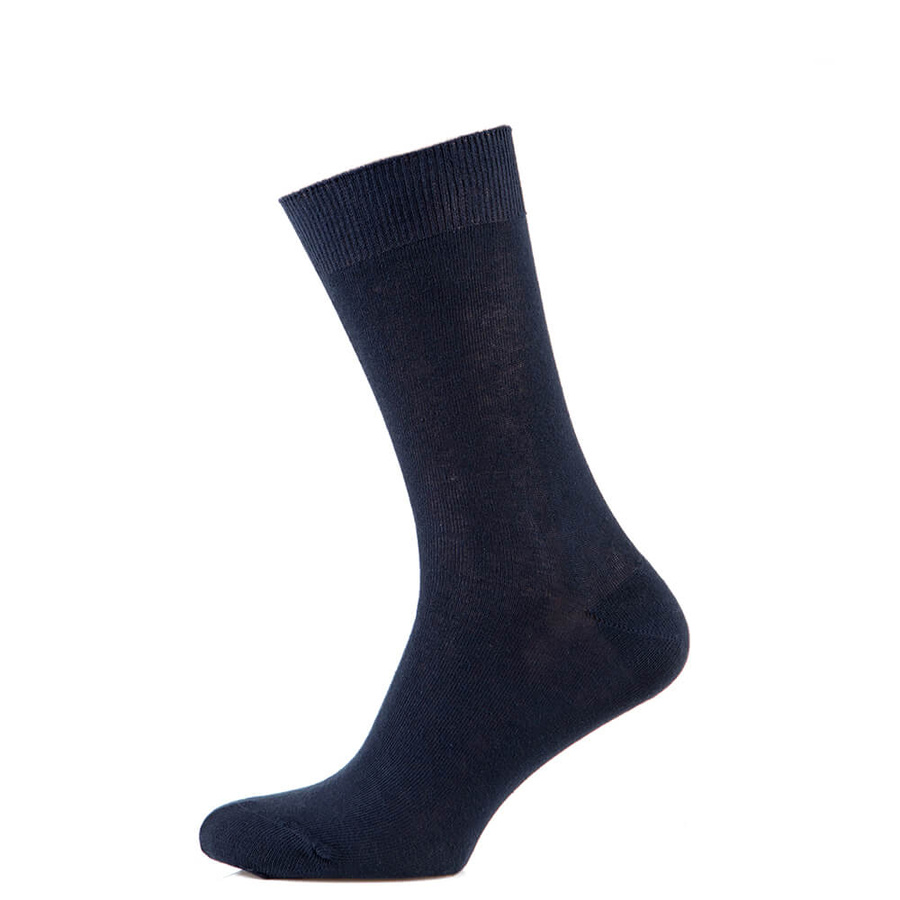 Шкарпетки чоловічі класичні з бавовни, весна/літо, синій