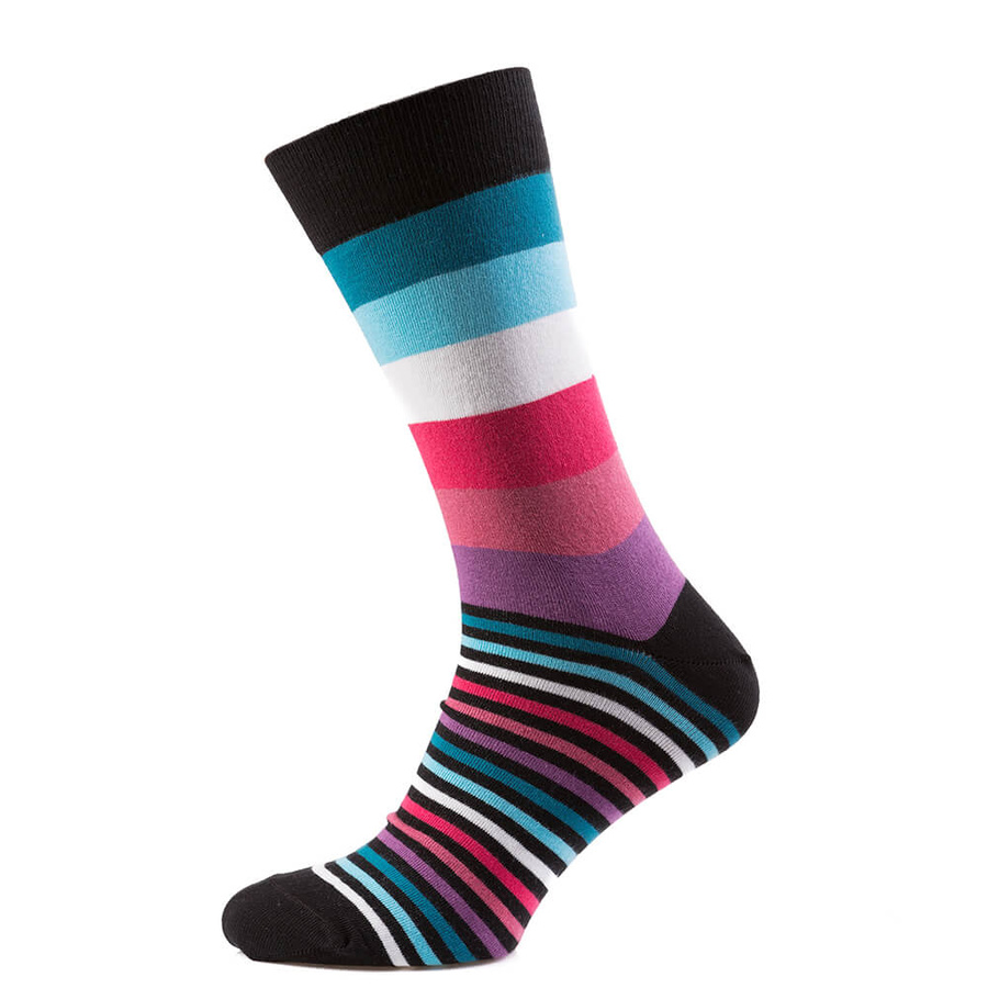 Комплект чоловічих кольорових шкарпеток Socks Color, 6 пар 