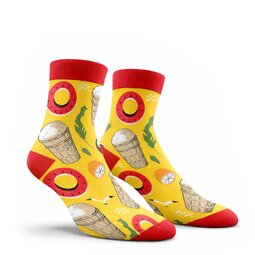 Носки мужские Middle Printed Socks, Cream Summer