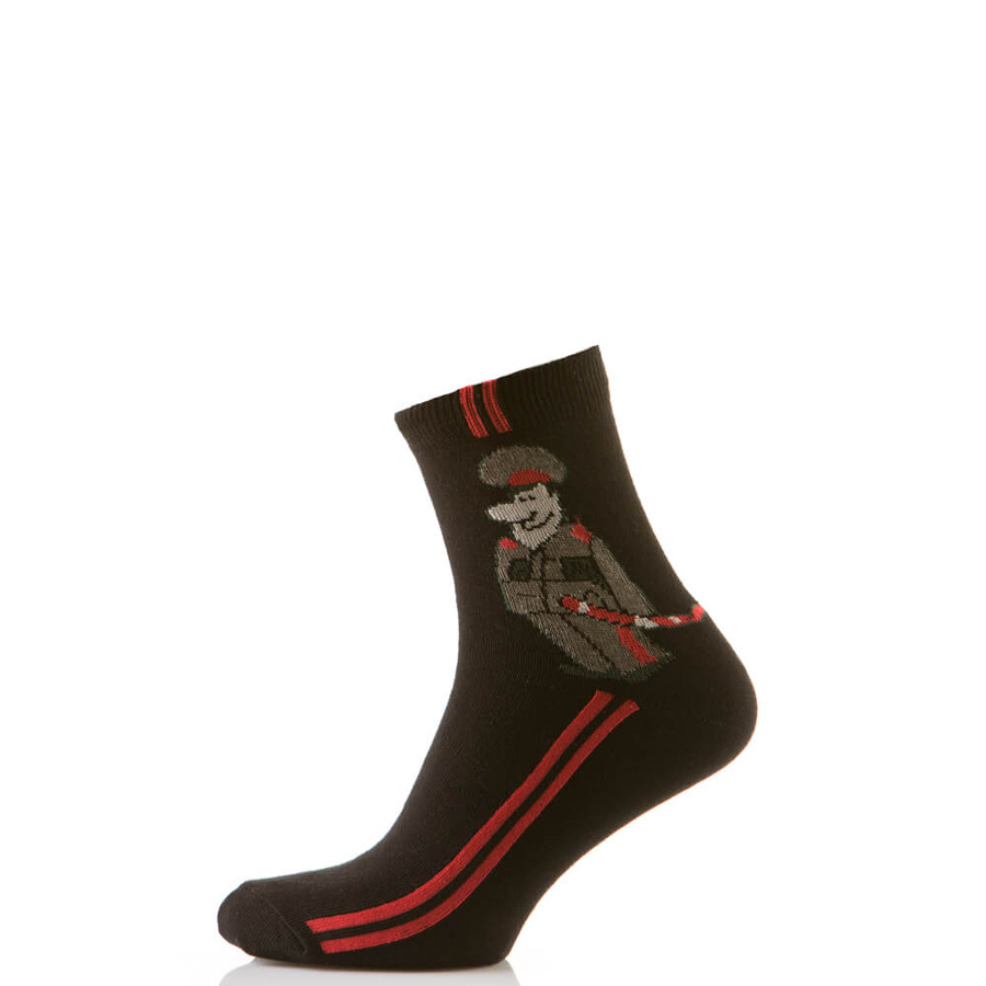Шкарпетки чоловічі подарункові з бавовни, чорний