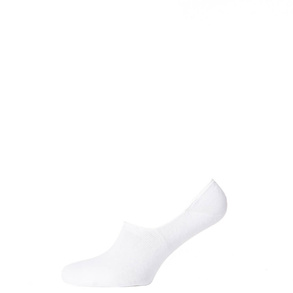 Носки следы мужские котоновые с силиконом, белый