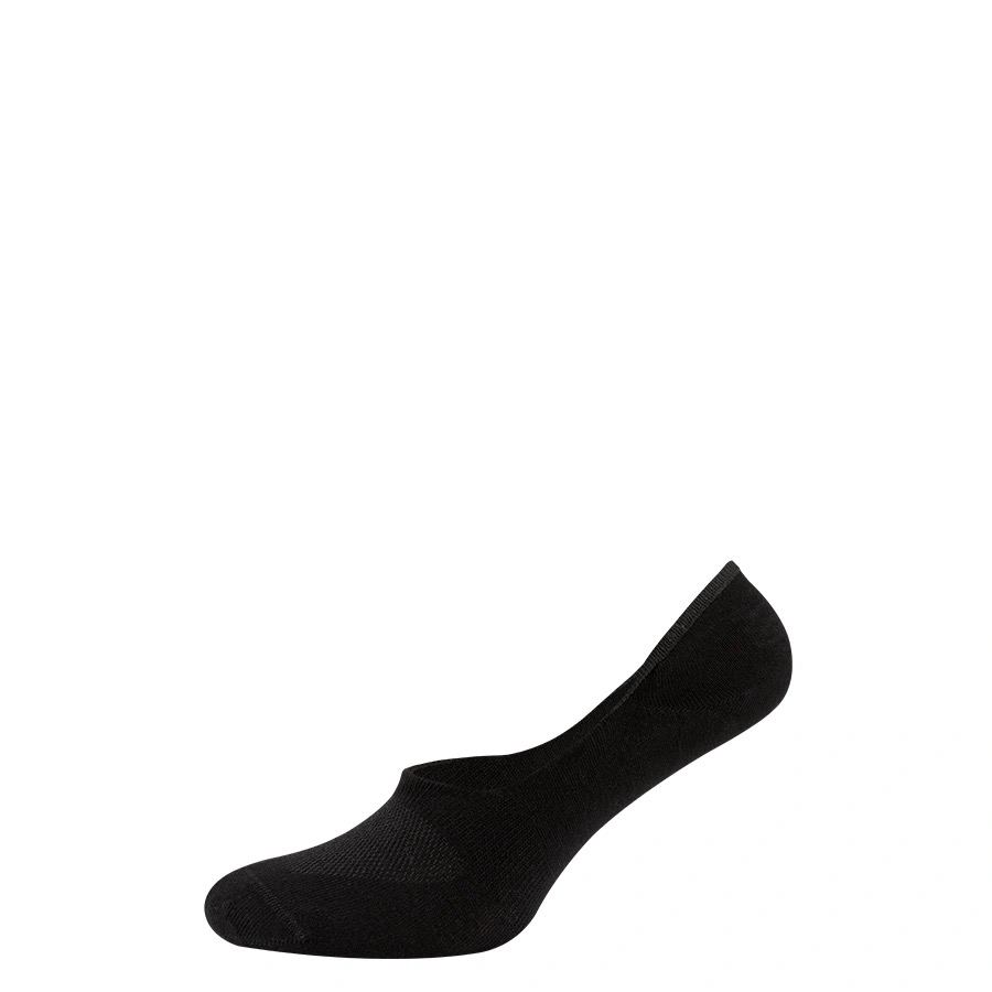 Шкарпетки чоловічі сліди з модалу Light з силіконом, чорний