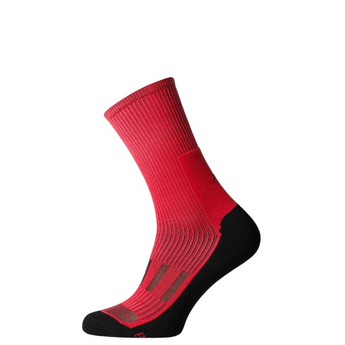 Шкарпетки чоловічі компресійні Demi-season Insulated MidDry+, червоно-чорні