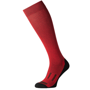 Носки мужские Demiseason Compression Knee "LongDry", черно-красные