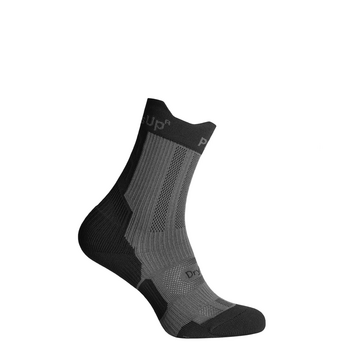 Шкарпетки чоловічі компресійні Summer ShortDry PRO, чорно-сірі