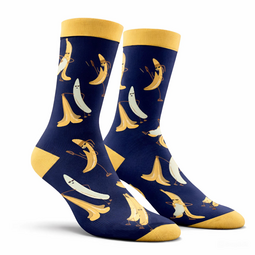 Носки Classic Printed Socks, хлопковые, Желтая Легенда