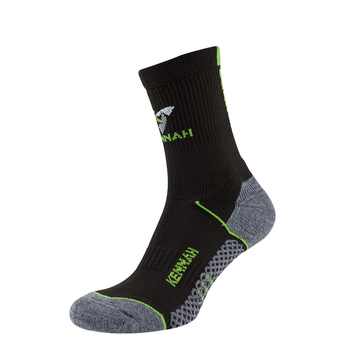 Шкарпетки чоловічі спортивні компресійні мультиспорт, KENNAH, чорний