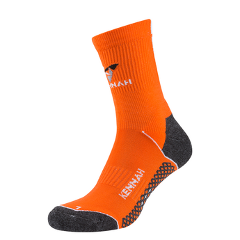 Шкарпетки чоловічі спортивні компресійні мультиспорт, KENNAH, помаранчевий