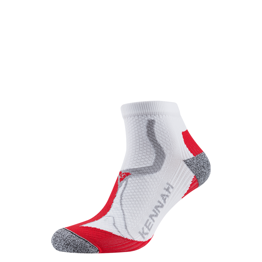Шкарпетки чоловічі спортивні для бігу, KENNAH, білий