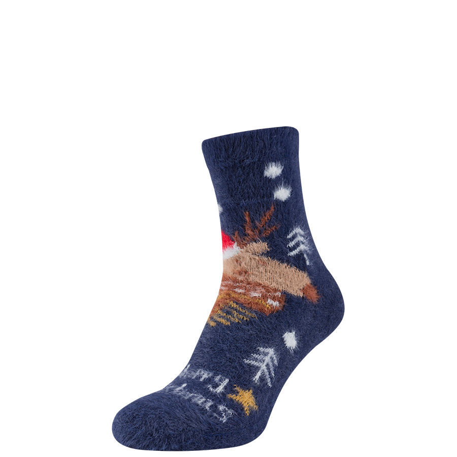Шкарпетки дитячі новорічні, північний олень