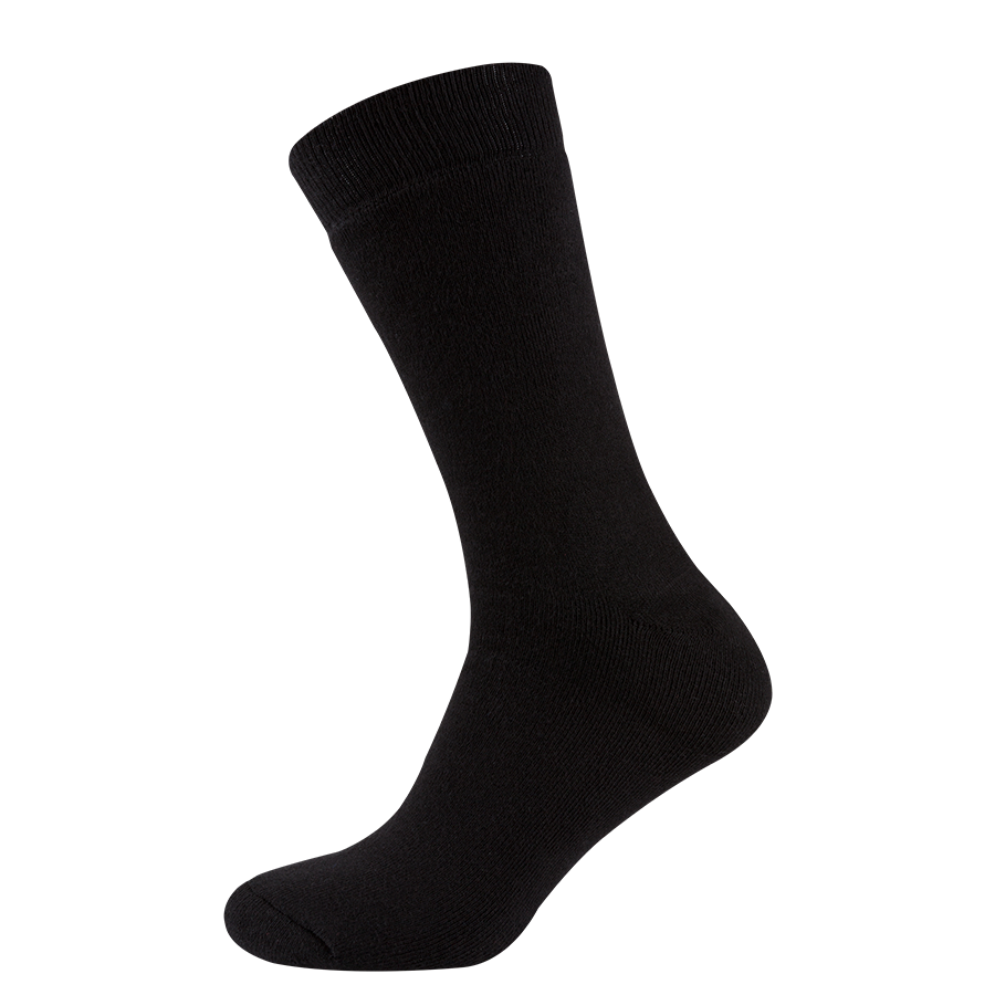 Зимние мужские махровые носки Thermo, чёрный