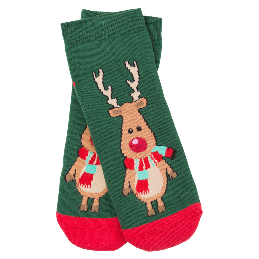 Шкарпетки жіночі новорічні, Єліот зелений
