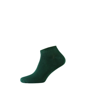 Носки мужские короткие из хлопка short, темно-зеленый