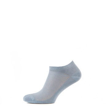 Носки мужские короткие из хлопка, серый